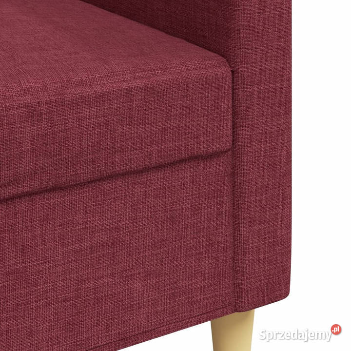 Sofa 3osobowa winna czerwień 210 cmtapicerowana Warszawa