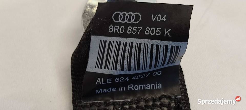 AUDI Q5 8R PAS TYŁ LEWY PRAWY 8R0857805K osobowe Pasy bezpieczeństwa