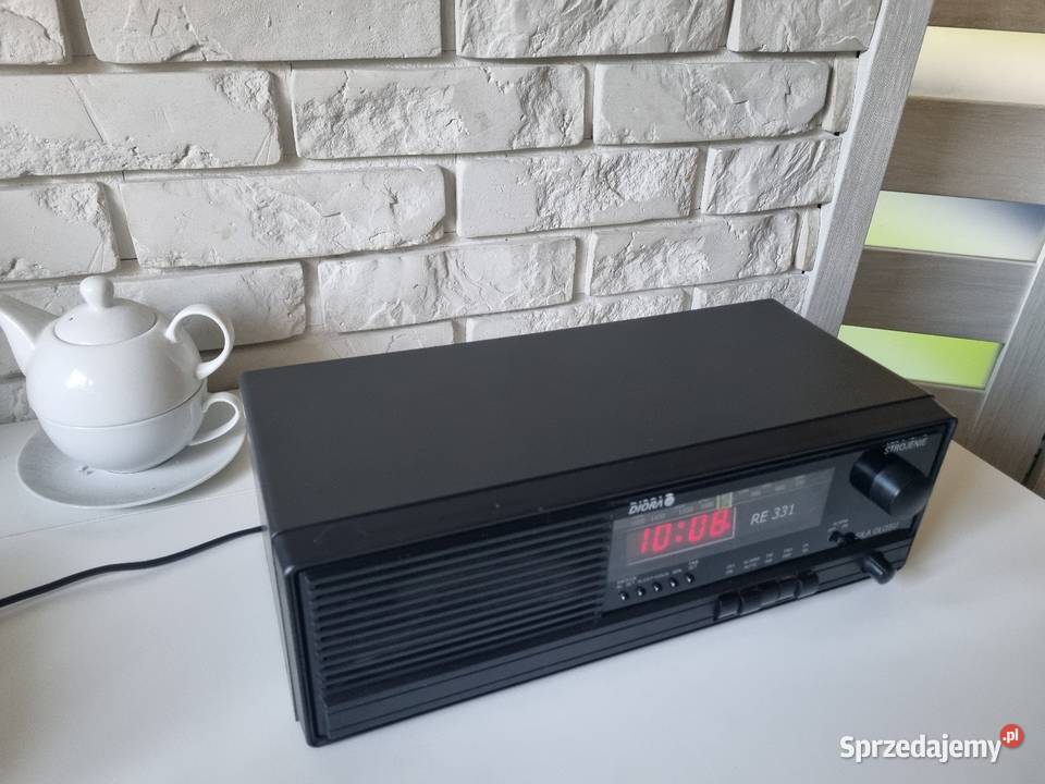 Radio zegar UNITRA DIORA RE 331 UNIKAT sprawne Pozostałe pomorskie Solnica sprzedam