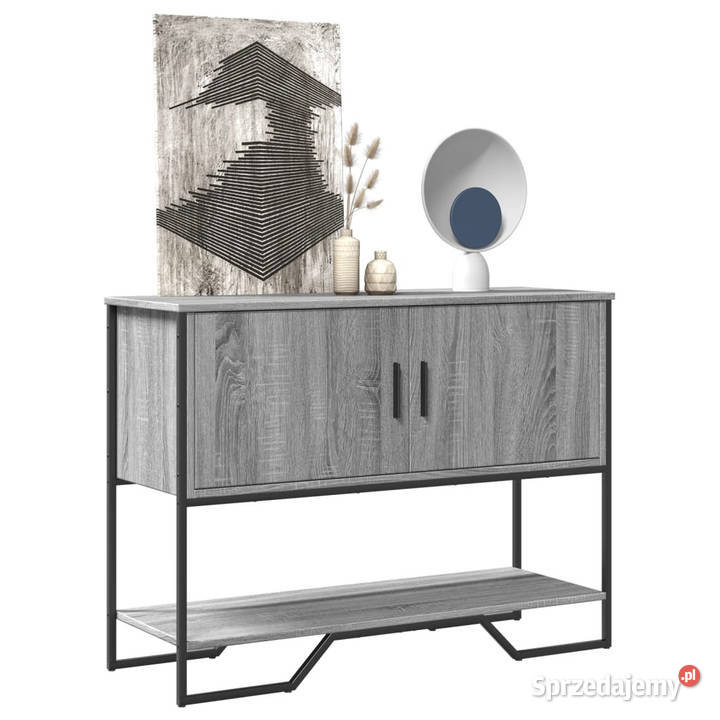 Stolik konsolowy szary dąb sonoma 100x35x745 mazowieckie