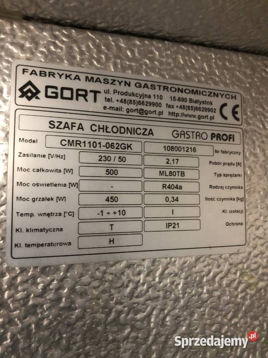 Szafa chłodnicza podkarpackie