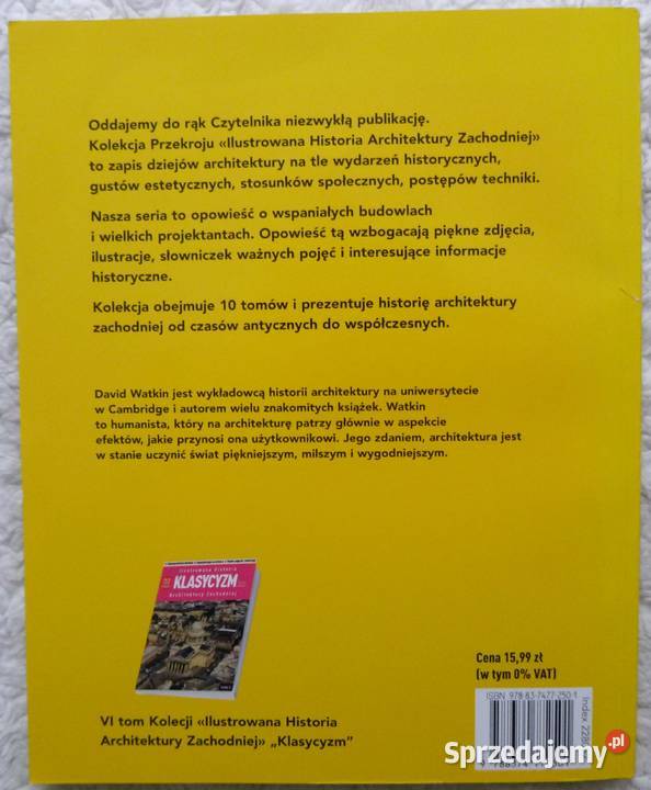 Ilustrowana historia architektury zachodniej mazowieckie Warszawa
