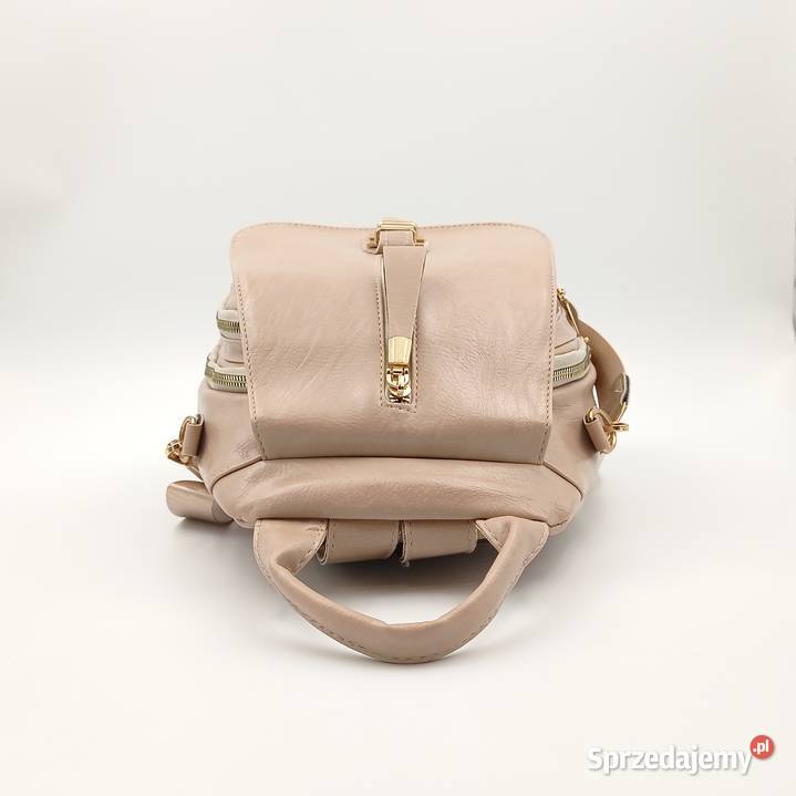 Plecak damski skórzany z klapą Mochila Bolsos Zawiercie