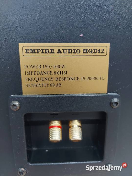 Kolumny głośnikowe podłogowe EMPIRE AUDIO HQD12 Łapy