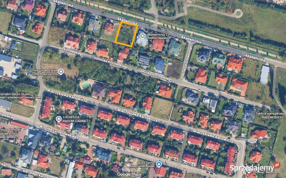 Radom działka pod zabudowę mieszkaniową woda sprzedam