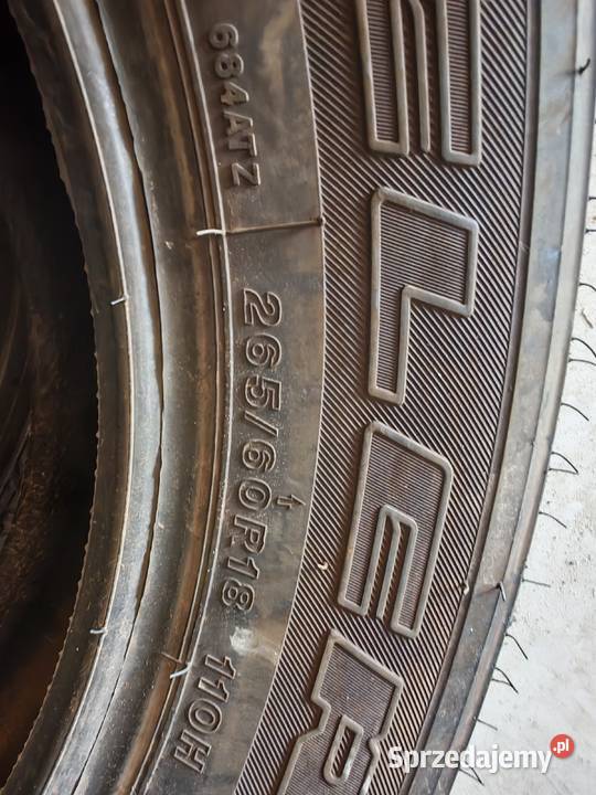 Opony letnie SUV 4x4 26560R18 Stan Idealny Krzyżowa