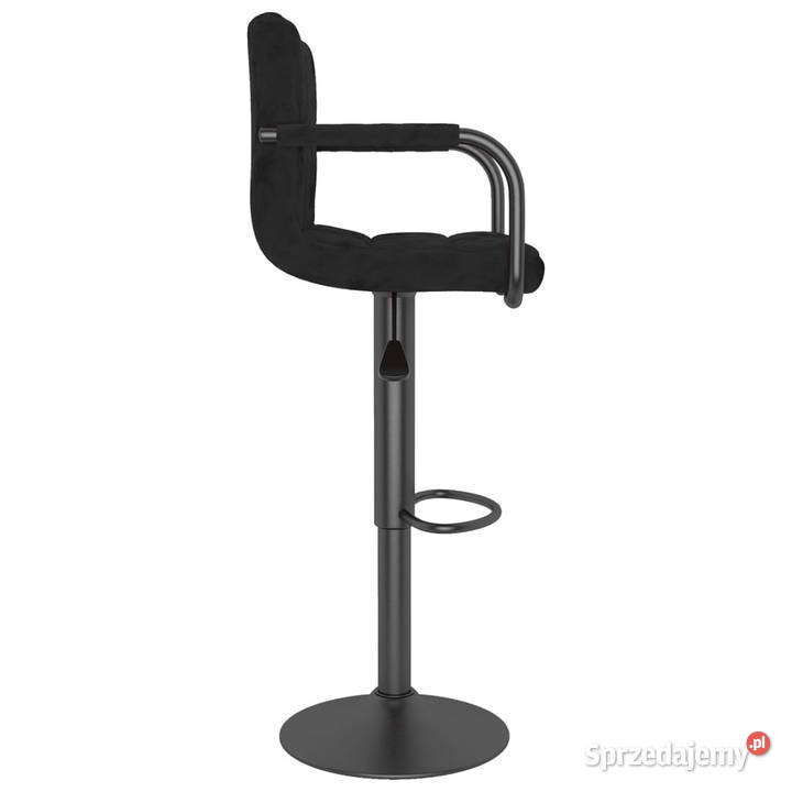 Hoker czarny obity aksamitem WM334645 Warszawa