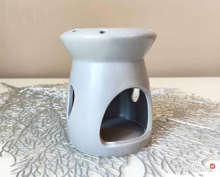 Kominek Głowa Buddy Budda tealight ceramika odcienie szarości Lublin