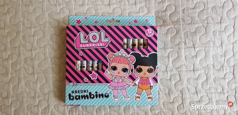 Nowe Kredki bambino Lol Surprise 12 kolorów sprzedam