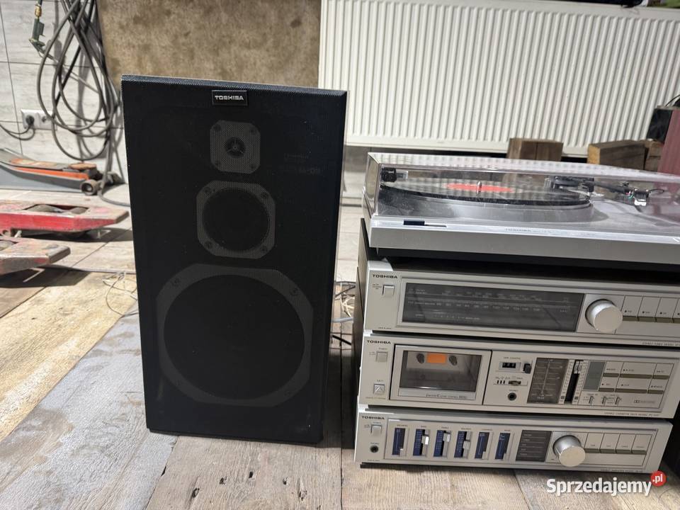 Gramofon stereo składanka TOSHIBA stan super Miłoszyce