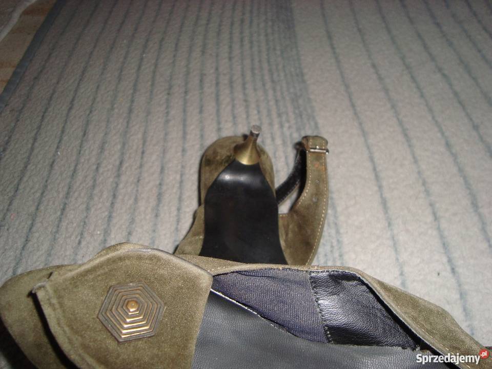 Buty damskie na metalowym obcasie mazowieckie Ostrołęka sprzedam