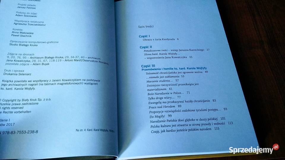 Karol Wojtyła Noc wigilijna NIEZNANE twarda Gdańsk sprzedam