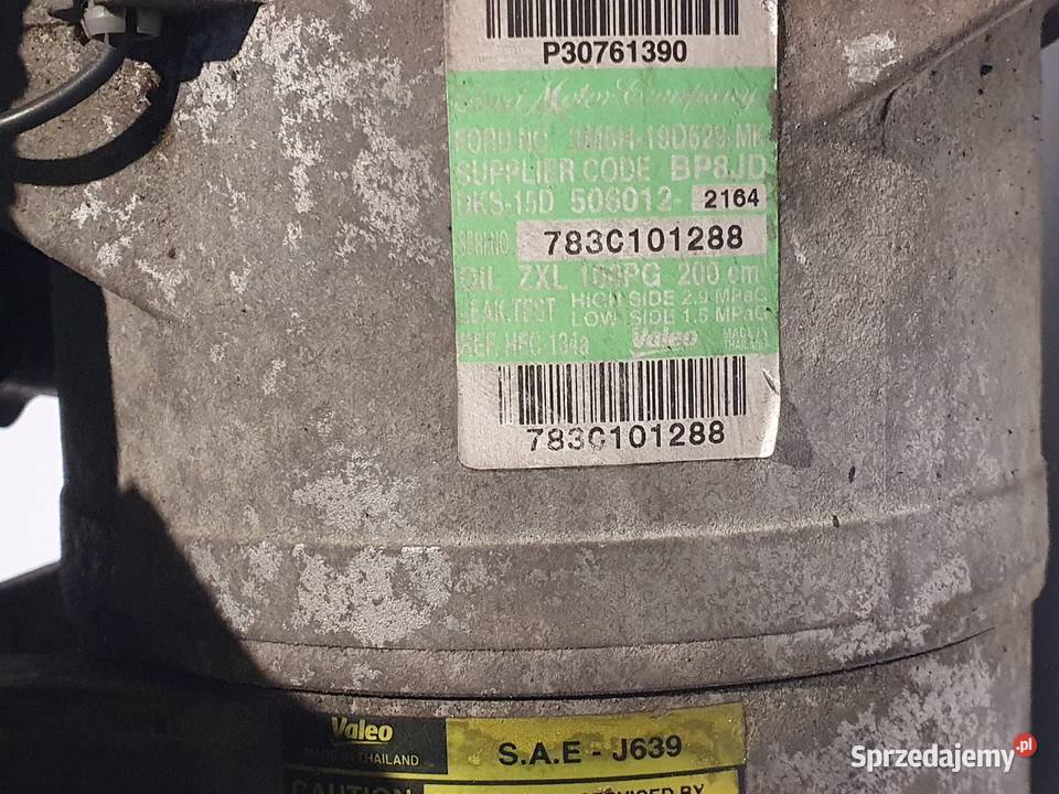 SPRĘŻARKA KLIMATYZACJI Volvo V50 24 D5 P30761390 osobowe Rudka