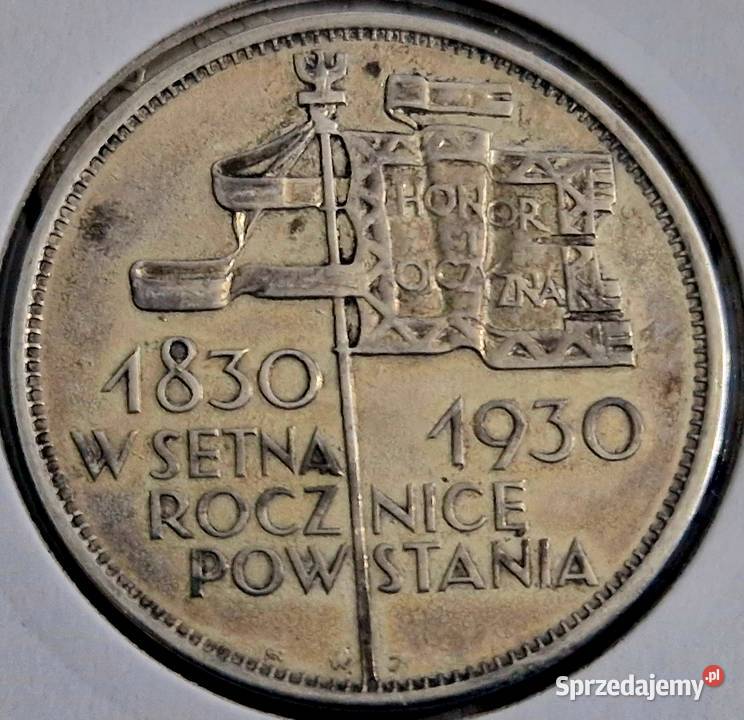 5 Sztandar 1930 Głęboki stempel śląskie Sosnowiec
