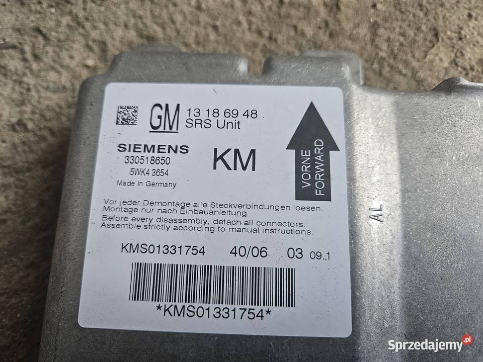 Sterownik ABS Vectra C Układ ABS i ESP Międzychód
