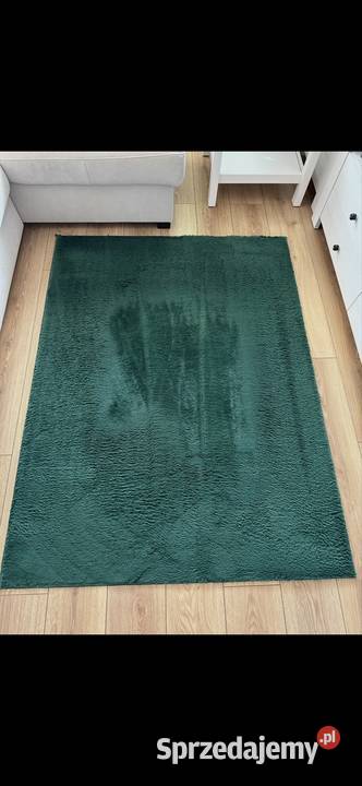 Dywan shaggy zielony 120 x 160 plus mniejszy Dywany Płock