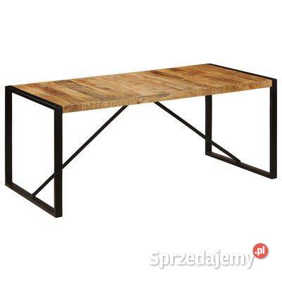 vidaXL Stół jadalniany 180 x 90 x 75 lite drewno Warszawa