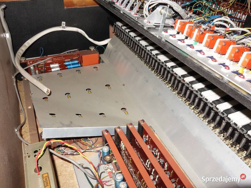 Organy elektroniczne VERMONA OV 251 z ET62 i ER9 śląskie Tarnowskie Góry