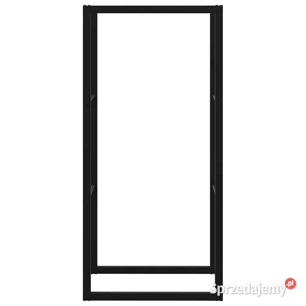 vidaXL Stojak na drewno opałowe czarny 55x30x116 Warszawa sprzedam