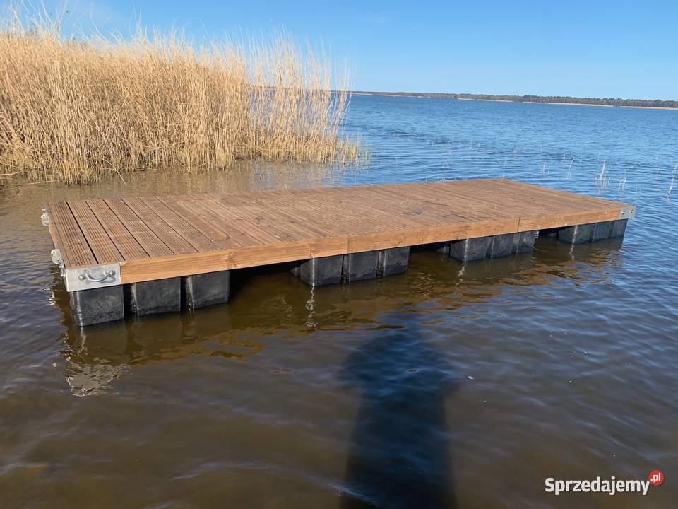 Aluminiowy pomost pływający lekki trwały Ostróda