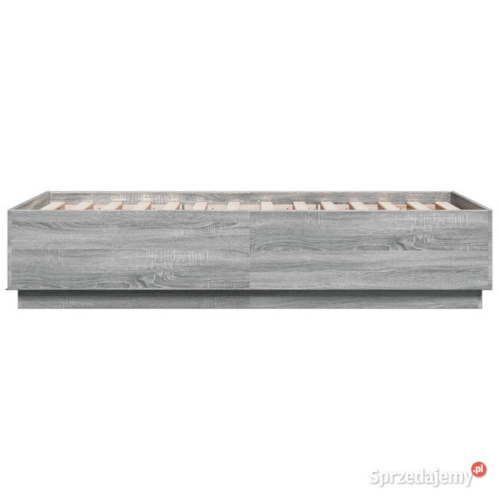 Rama łóżka z LED szary dąb sonoma 75x190 Warszawa