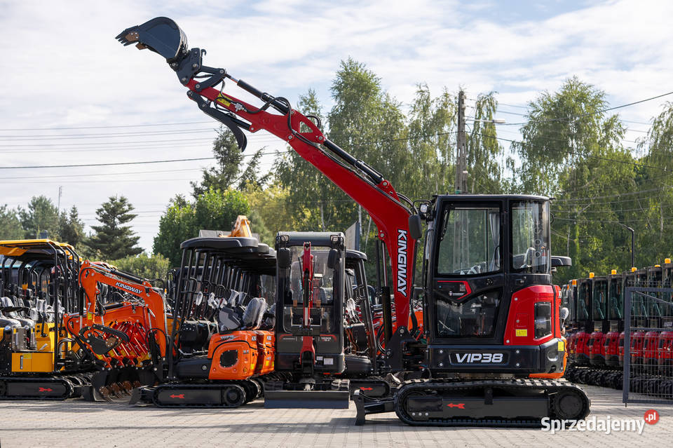 Minikoparka KINGWAY waga 4000 silnik KUBOTA 0h Lublin