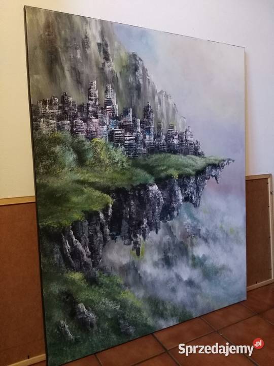 Andrzej Fronczak Skalista kraina akryl 80x100 Włocławek