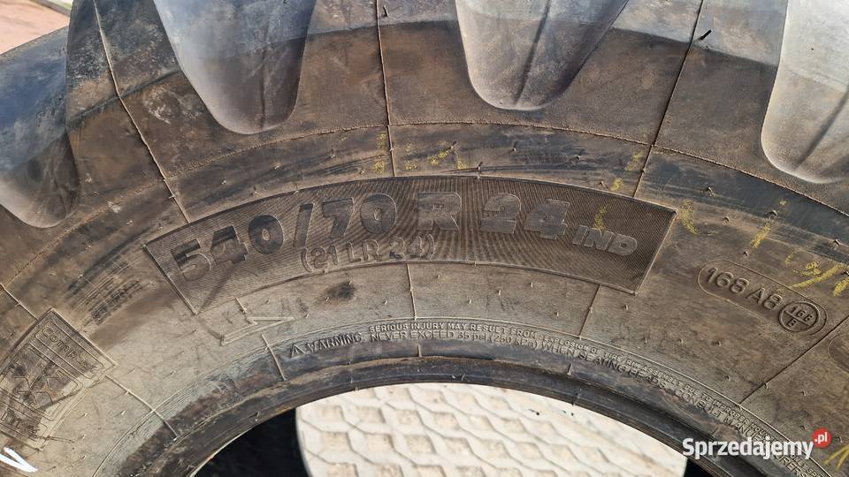 54070r24 21LR24 21R24 Michelin XMCL 90 bieżnik Nowe Miasto Lubawskie sprzedam