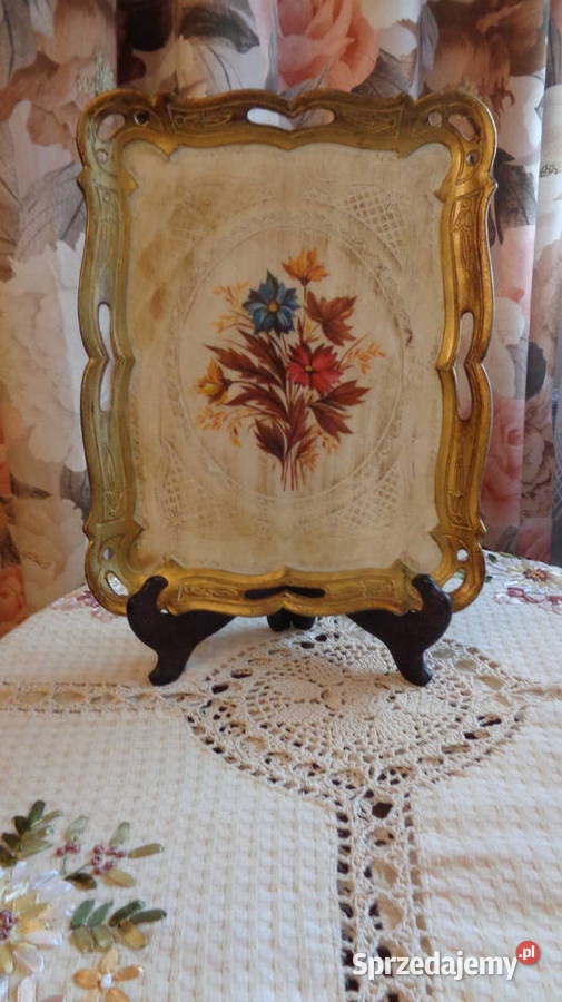 Taca malowana w kwiaty Italy Mielnica Duża