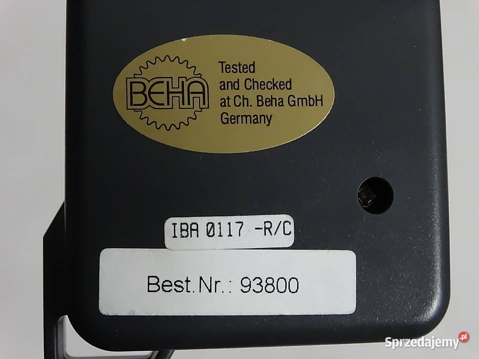 Amperomierz kleszczowy BEHA UNITEST Analogowy lubelskie Biłgoraj