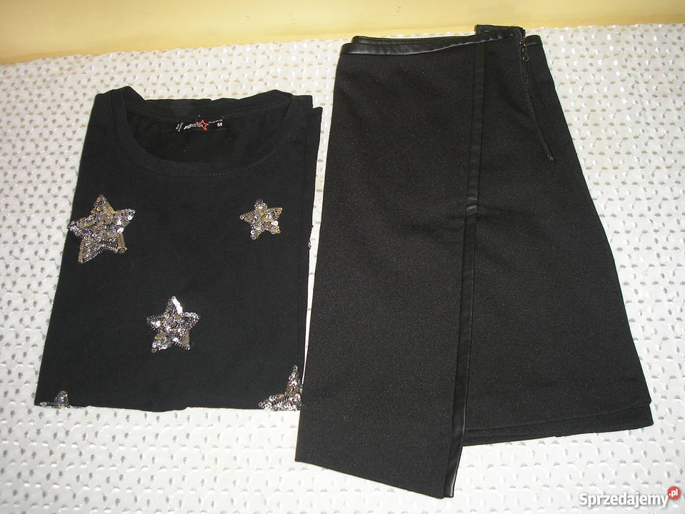 spódniczka z eco skórką Yessika koszulka sprzedam