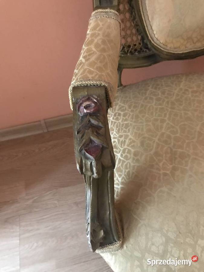 fotel tron antyk Rękodzieło Strzegom