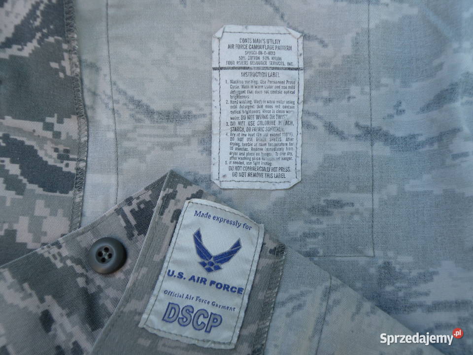 Bluza USAF ABU tiger stripes 42R NYCO Wrocław sprzedam