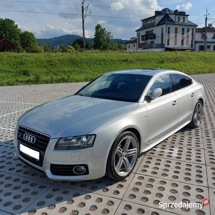 Zadbane AUDI A5 30 Sportback Quattro S line Rok produkcji 2011 Muszyna