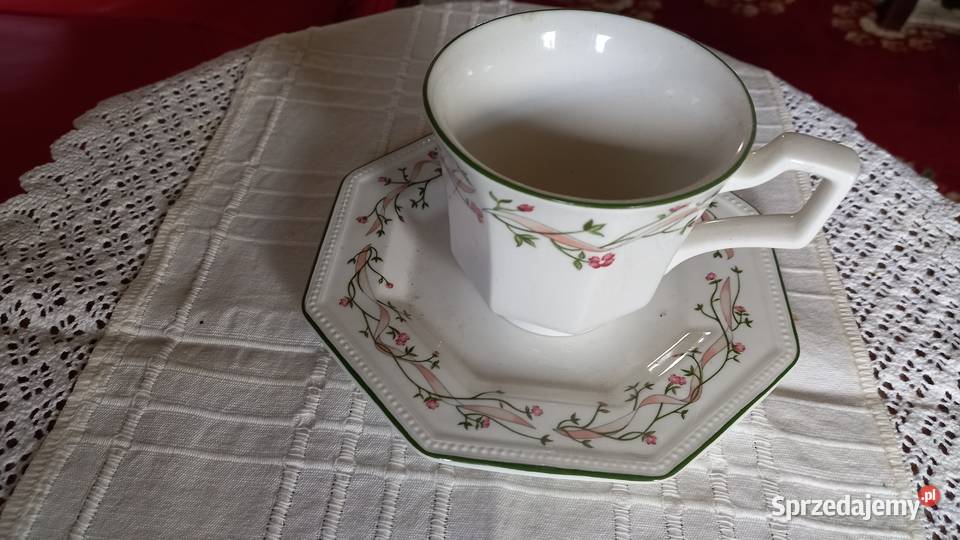 Filiżanka stara Angielska Filiżanki i spodki mazowieckie