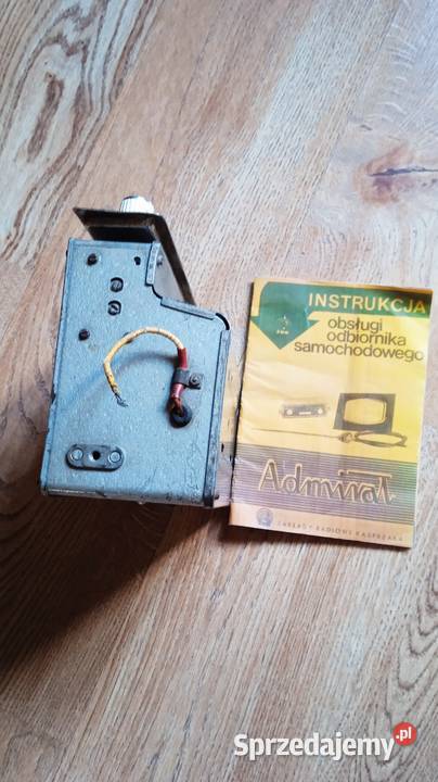 Odbiornik samochodowy ZRK Admirał z lat 60 tych małopolskie Kraków