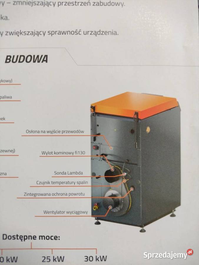 Polski kocioł na drewno 25kW nie 42927 zl