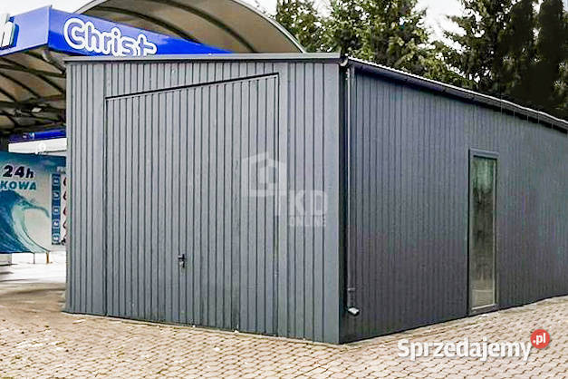 Garaż Blaszany 5x6m Brama dwuskrzydłowa Okno Wieliczka