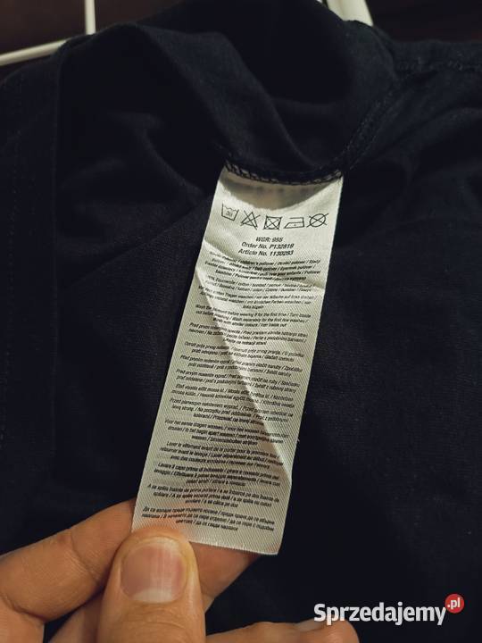 Bluzka Chłopięca Długi Rękaw Czarna Bawełna 12 lat+ podlaskie Suwałki