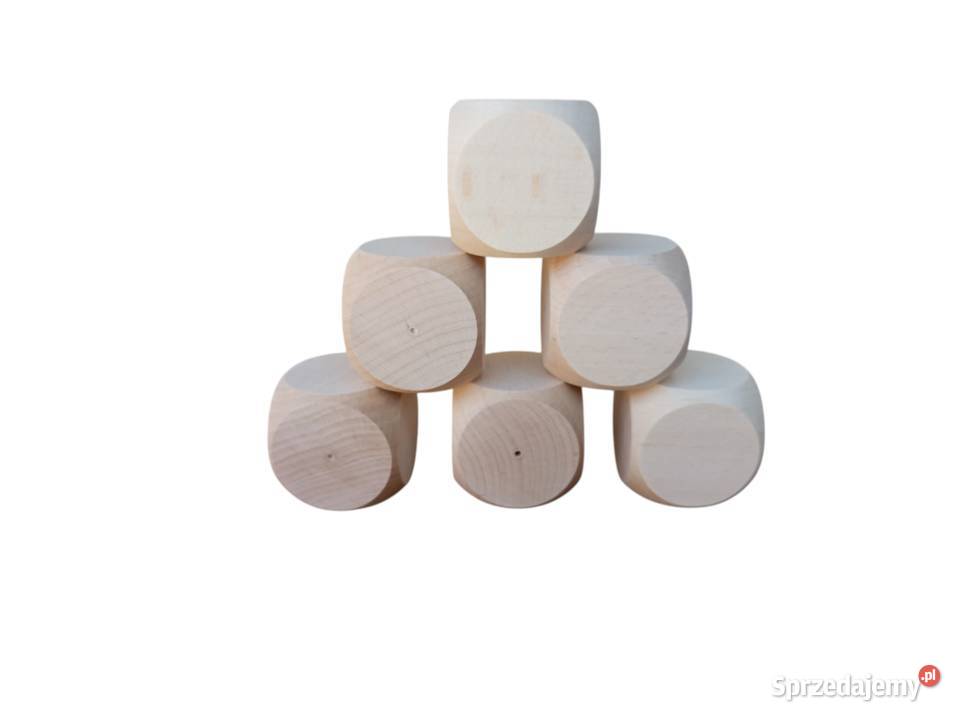 Drewniane kostki bukowe gadżet reklamowy małopolskie Skawica