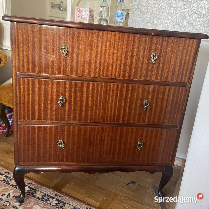 Zestaw komoda kredens drewniane lakierowane Warszawa