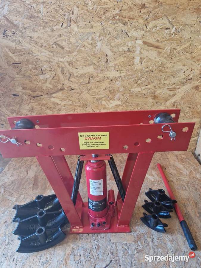 GIĘTARKA HYDRAULICZNA DO RUR 12T 6 PROFILI KD338 wielkopolskie Głogowa sprzedam