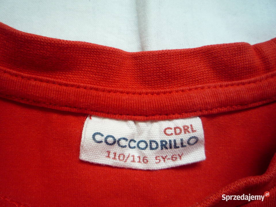 Coccodrillo 110116 Czerwona bluzka długi rękaw zachodniopomorskie Szczecin