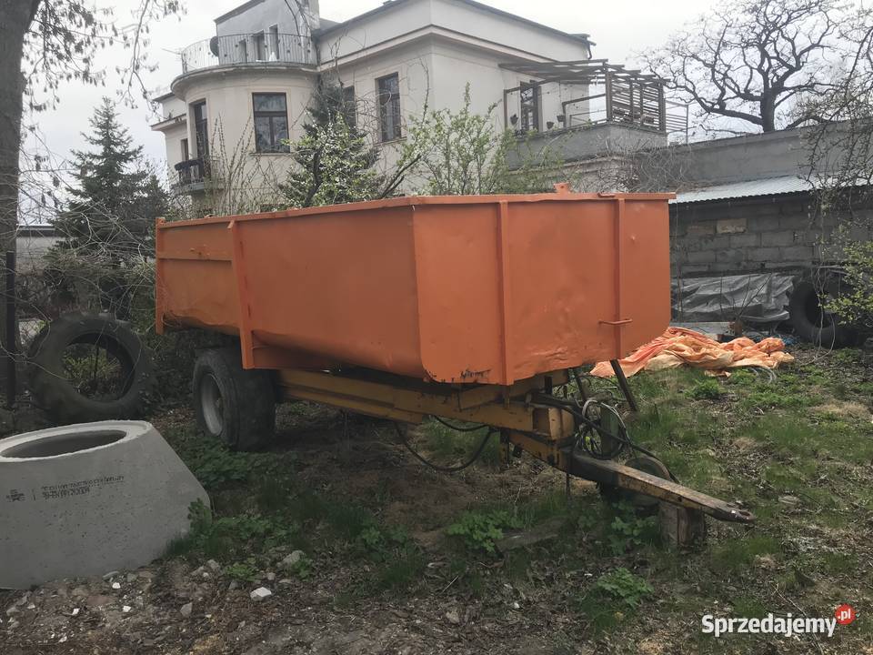 Wywrotka jednoosiowa 8t rolnicza nieuszkodzony Pabianice