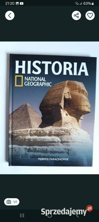 Pierwsi faraonowie Historia National Geographic Siemianowice Śląskie