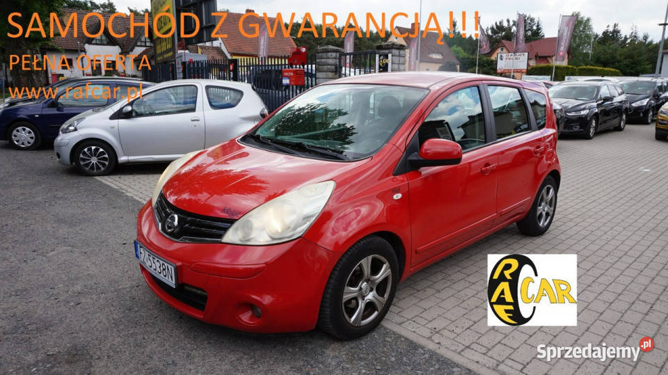 Nissan Note zarejestrowany ubezpieczony nieuszkodzony lubuskie