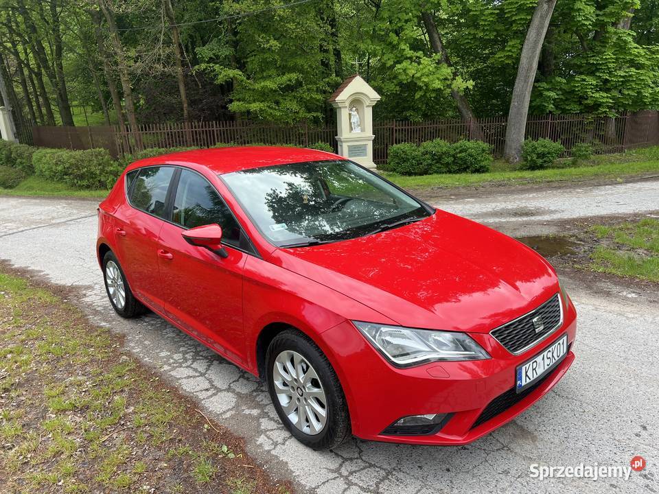 Seat Leon III 16 TDI 105 Hatchback 5D Czerwony