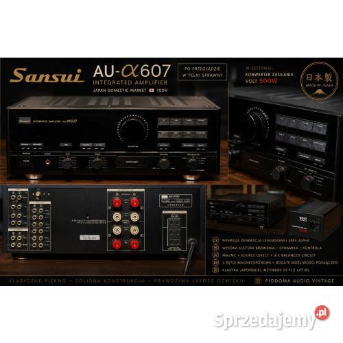 Sansui AU607 Początek Legendy Alpha Japoński