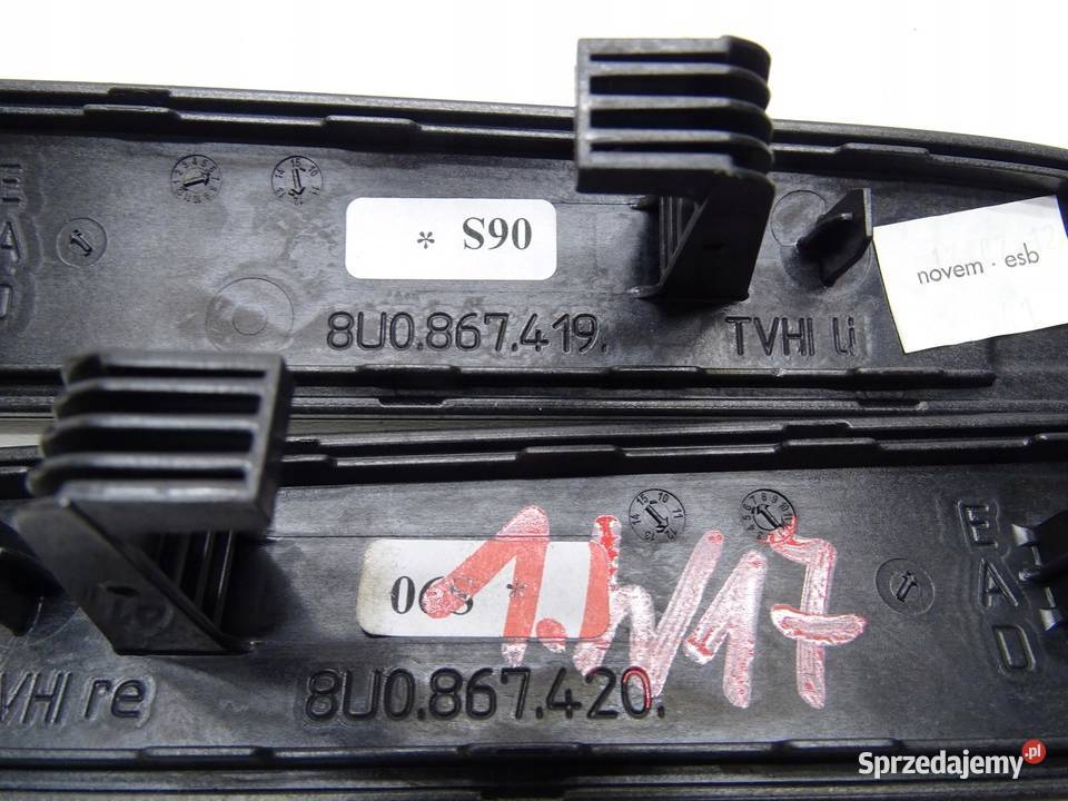 LISTWA DEKOR BOCZKA DRZWI KOMPLET AUDI Q3 8U