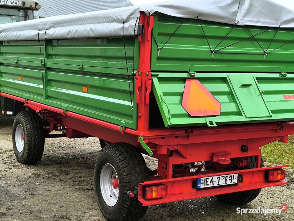 Przyczepa rolnicza niemiecka MAACK DMC8000 NOWA nieuszkodzony Lichty